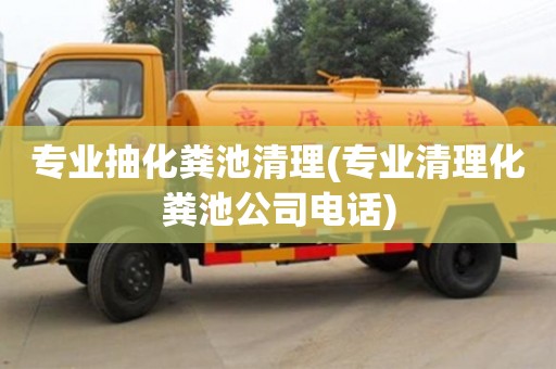廈門專業(yè)抽化糞池清理(專業(yè)清理化糞池公司電話)
