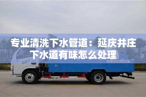 深圳專業清洗下水管道：延慶井莊下水道有味怎么處理