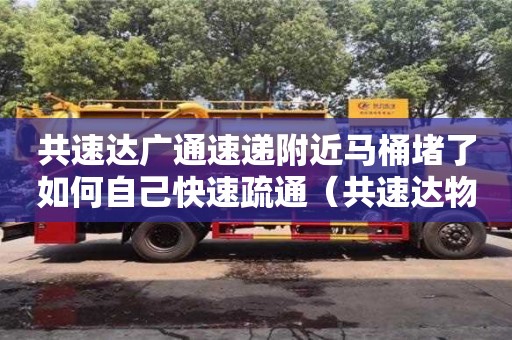 武漢共速達(dá)廣通速遞附近馬桶堵了如何自己快速疏通（共速達(dá)物流怎么樣）