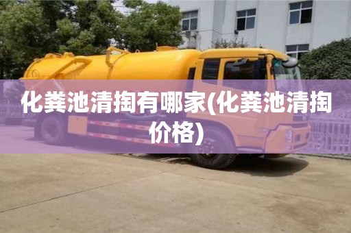 武漢化糞池清掏有哪家(化糞池清掏價格)