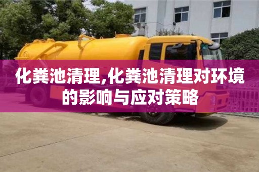 武漢化糞池清理,化糞池清理對環境的影響與應對策略