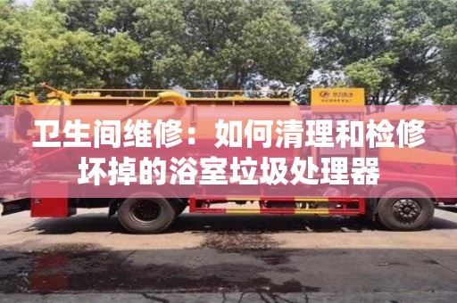 衛生間維修:如何清理和檢修壞掉的浴室垃圾處理器 衛生間維修:如何清理和檢修壞掉的浴室垃圾處理器