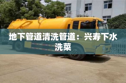 天津地下管道清洗管道：興壽下水洗菜