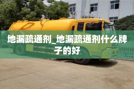 重慶地漏疏通劑_地漏疏通劑什么牌子的好
