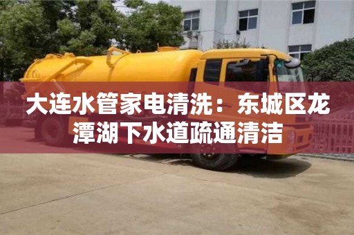 長沙大連水管家電清洗：東城區龍潭湖下水道疏通清潔