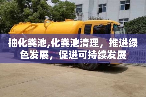 深圳抽化糞池,化糞池清理，推進綠色發展，促進可持續發展