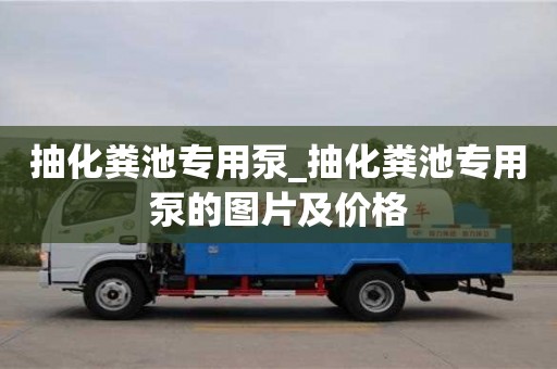 福州抽化糞池專用泵_抽化糞池專用泵的圖片及價格