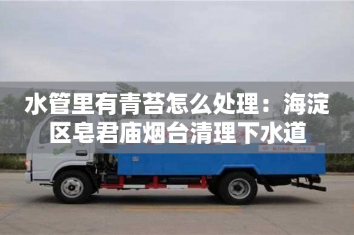 上海水管里有青苔怎么處理：海淀區皂君廟煙臺清理下水道