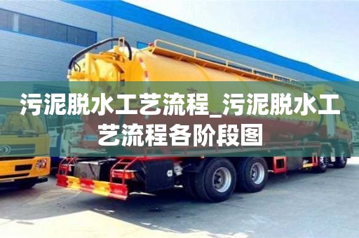 南昌污泥脫水工藝流程_污泥脫水工藝流程各階段圖