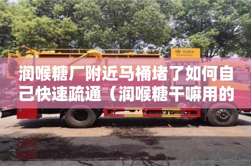 潤喉糖廠附近馬桶堵了如何自己快速疏通（潤喉糖干嘛用的）