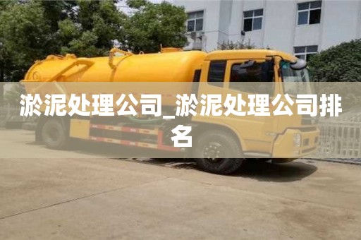 福州淤泥處理公司_淤泥處理公司排名