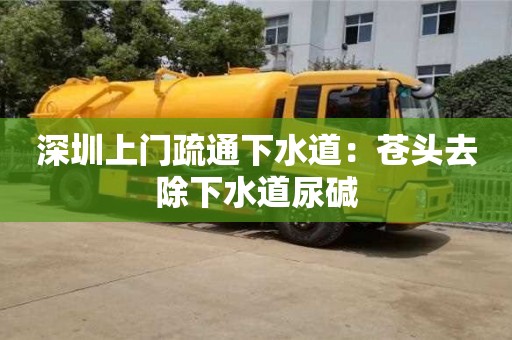 深圳深圳上門疏通下水道：蒼頭去除下水道尿堿