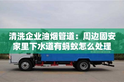 西安清洗企業(yè)油煙管道：周邊固安家里下水道有螞蟻怎么處理