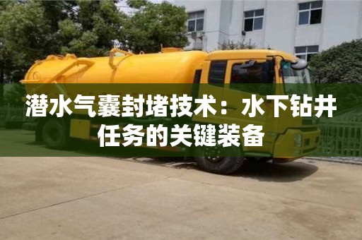 長沙潛水氣囊封堵技術：水下鉆井任務的關鍵裝備