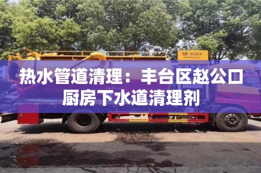 熱水管道清理：豐臺區趙公口廚房下水道清理劑