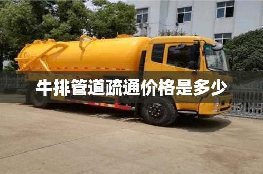 長沙牛排管道疏通價格是多少