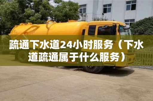 疏通下水道24小時服務（下水道疏通屬于什么服務）