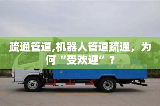 長沙疏通管道,機器人管道疏通，為何“受歡迎”？