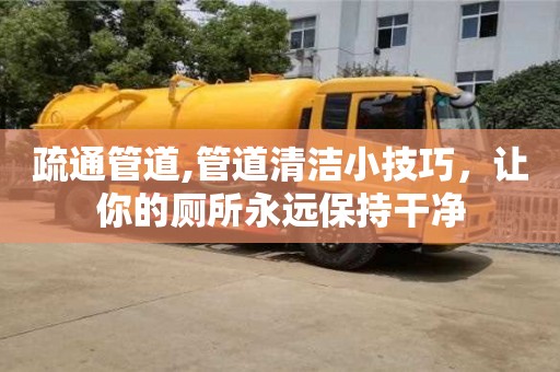 長沙疏通管道,管道清潔小技巧，讓你的廁所永遠保持干凈