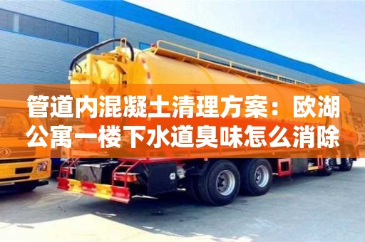 北京管道內(nèi)混凝土清理方案：歐湖公寓一樓下水道臭味怎么消除