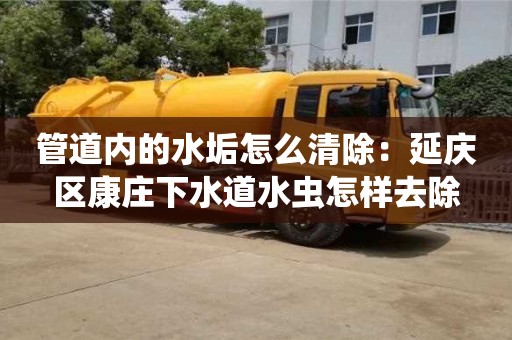 南京管道內的水垢怎么清除：延慶區康莊下水道水蟲怎樣去除