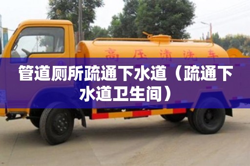 管道廁所疏通下水道（疏通下水道衛生間）