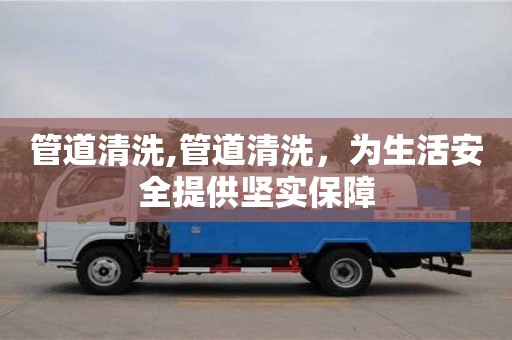 管道清洗,管道清洗，為生活安全提供堅實保障