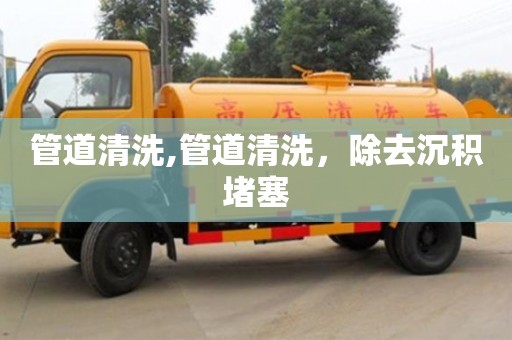 廈門管道清洗,管道清洗，除去沉積堵塞