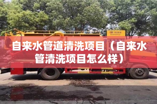 廈門自來水管道清洗項目（自來水管清洗項目怎么樣）