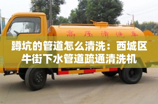 廈門蹲坑的管道怎么清洗：西城區牛街下水管道疏通清洗機