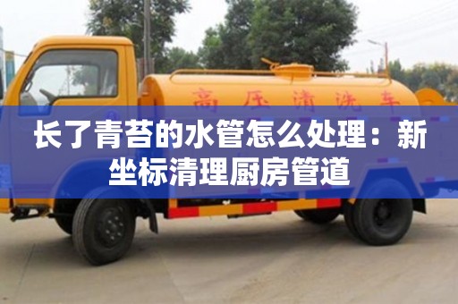 昆明長了青苔的水管怎么處理：新坐標清理廚房管道
