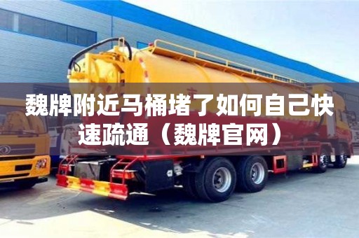 長沙魏牌附近馬桶堵了如何自己快速疏通（魏牌官網）