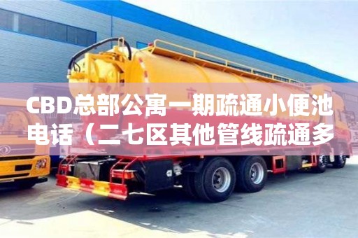 深圳CBD總部公寓一期疏通小便池電話（二七區(qū)其他管線疏通多少錢一平方米）